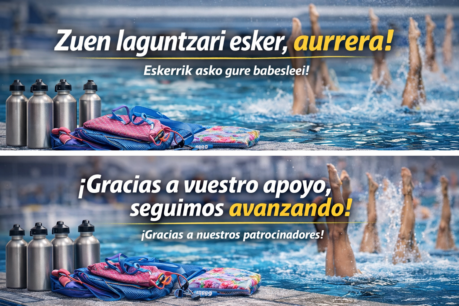 Elkarrekin hazten / Creciendo juntos.