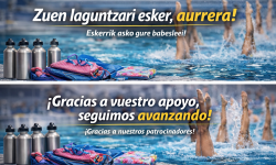Elkarrekin hazten / Creciendo juntos.